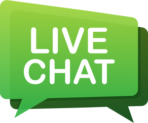 live chat speech bubbles