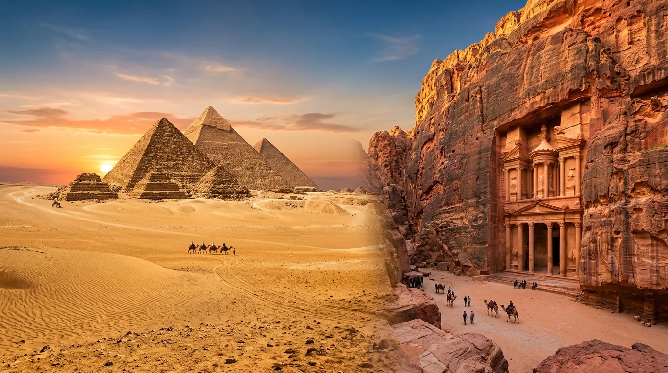 Egypt and Jordan